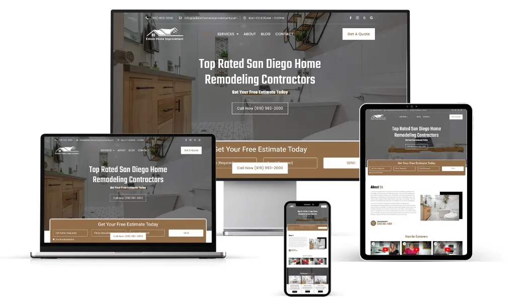 Website Design by our San Diego web design agency