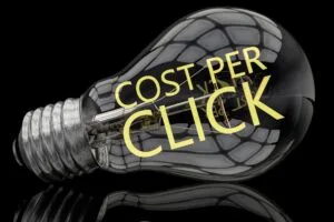 A lightbulb that reads Cost per Click